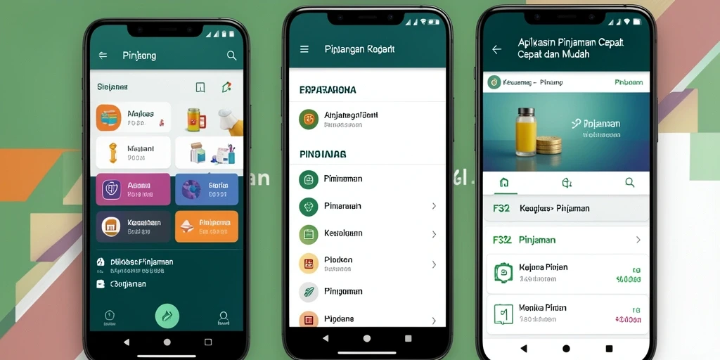 Antarmuka aplikasi F32 yang intuitif untuk pengajuan Pinjaman.